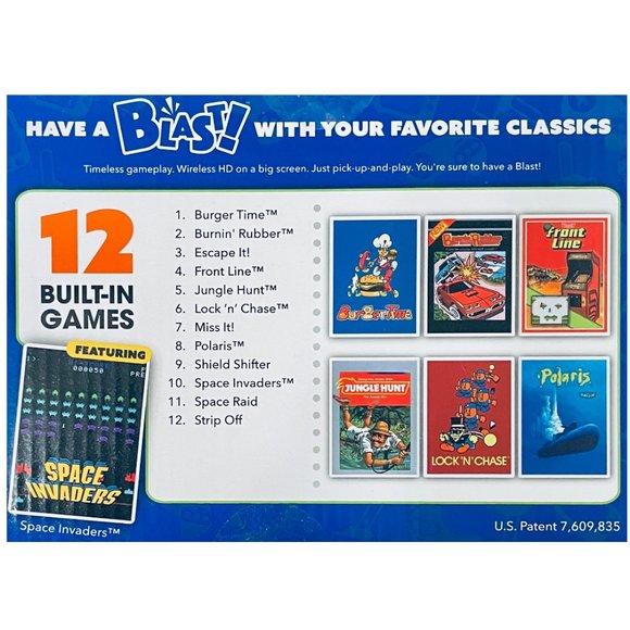 🆕 Flashback BLAST! Video Game System ~ 12 RETRO ARCADE GAMES ~ HDMI Wireless - Picture 3 of 10